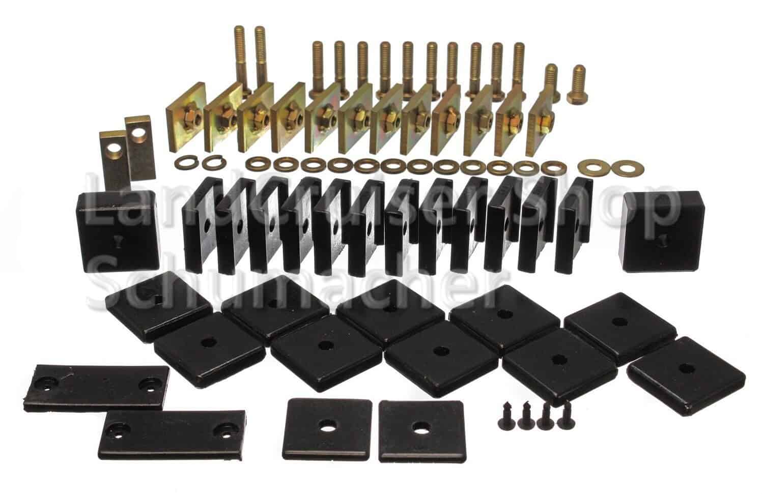 Karosserieauflagesatz J4 Polyurethan