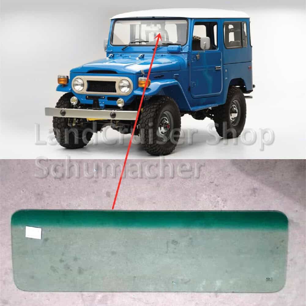 Windschutzscheibe J4 grün